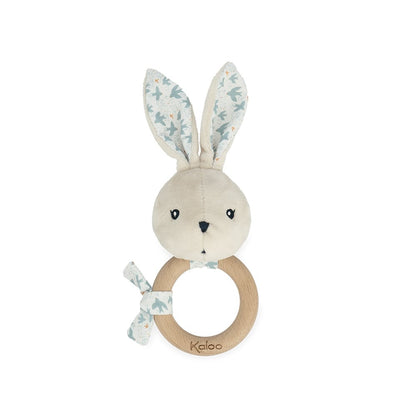 Kaloo - BUNNY RATTLE POPPY (Not available for toy library)