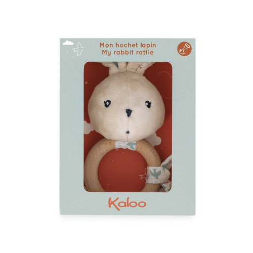 Kaloo - BUNNY RATTLE POPPY (Not available for toy library)
