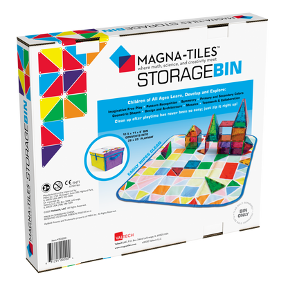 Magna-Tiles - Storage Bin & Play Mat (Not available for toy library)