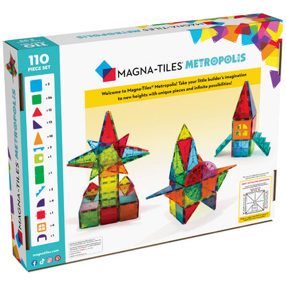 Magna-Tiles - Metropolis 110-Piece Set (6 Credits 6個玩具代金)