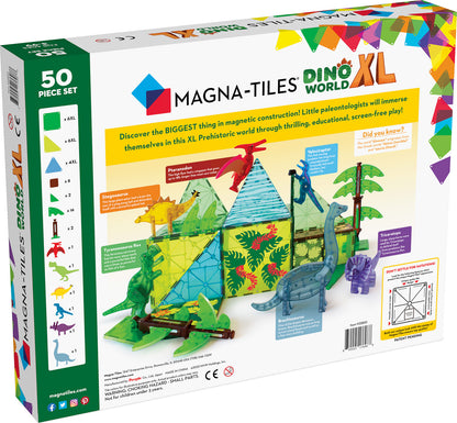 Magna-Tiles - Dino World XL 50-Piece Set (Pre-order only 接受預定)