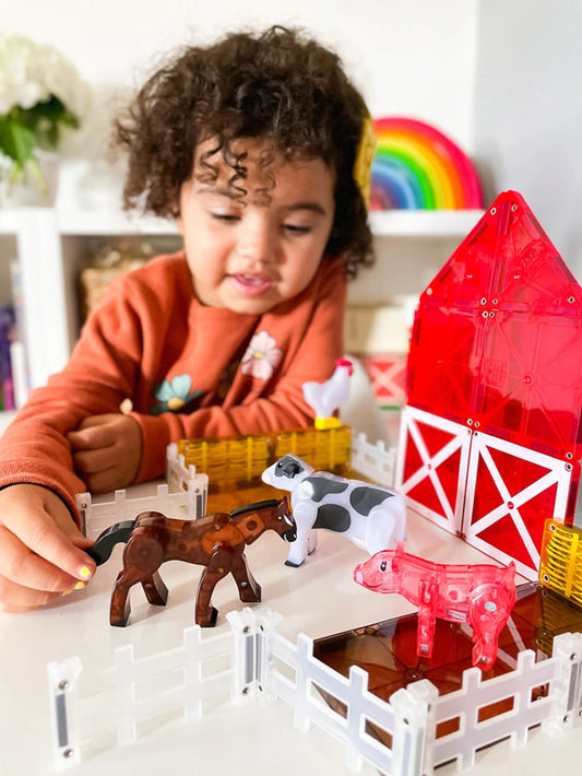 Magna-Tiles -  Farm Animals 25-Piece Set (Not Available for toy library)