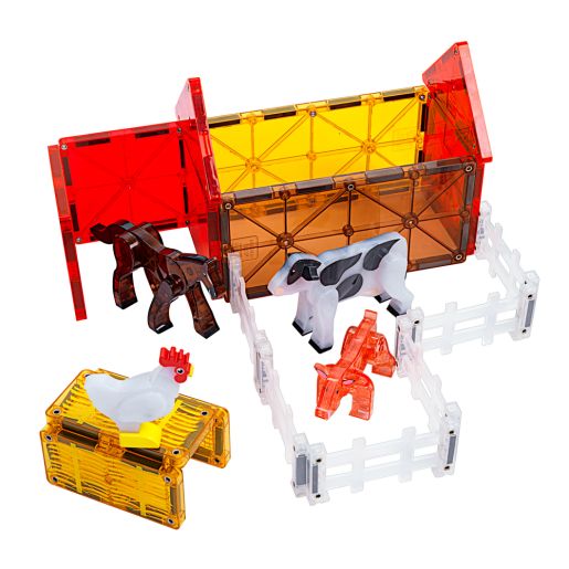 Magna-Tiles -  Farm Animals 25-Piece Set (Not Available for toy library)