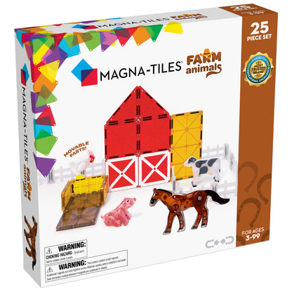 Magna-Tiles -  Farm Animals 25-Piece Set (Not Available for toy library)