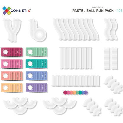 Conentix - 106 Pcs Pastel Ball Run Pack (4 credits 4個玩具代金)