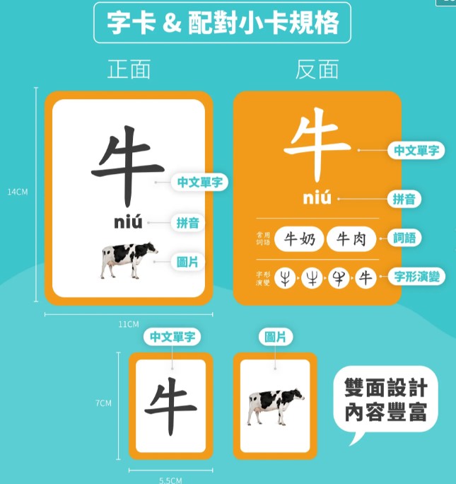 Curios®️ 中文識字卡(2 Credits 2個玩具代金)