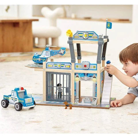 Hape - Metro Police Dept Playset (4 credits 4個玩具代金)(Toy Library Only)