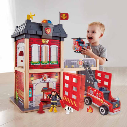 Hape - City Fire Station (4 credits 4個玩具代金)(Toy Library Only)