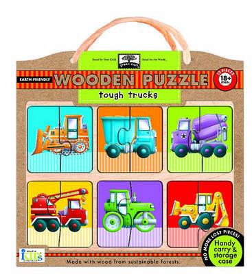 Innovative Kids - Tough Trucks Wooden 12 Piece Puzzle (2 Credit/2個玩具代金)