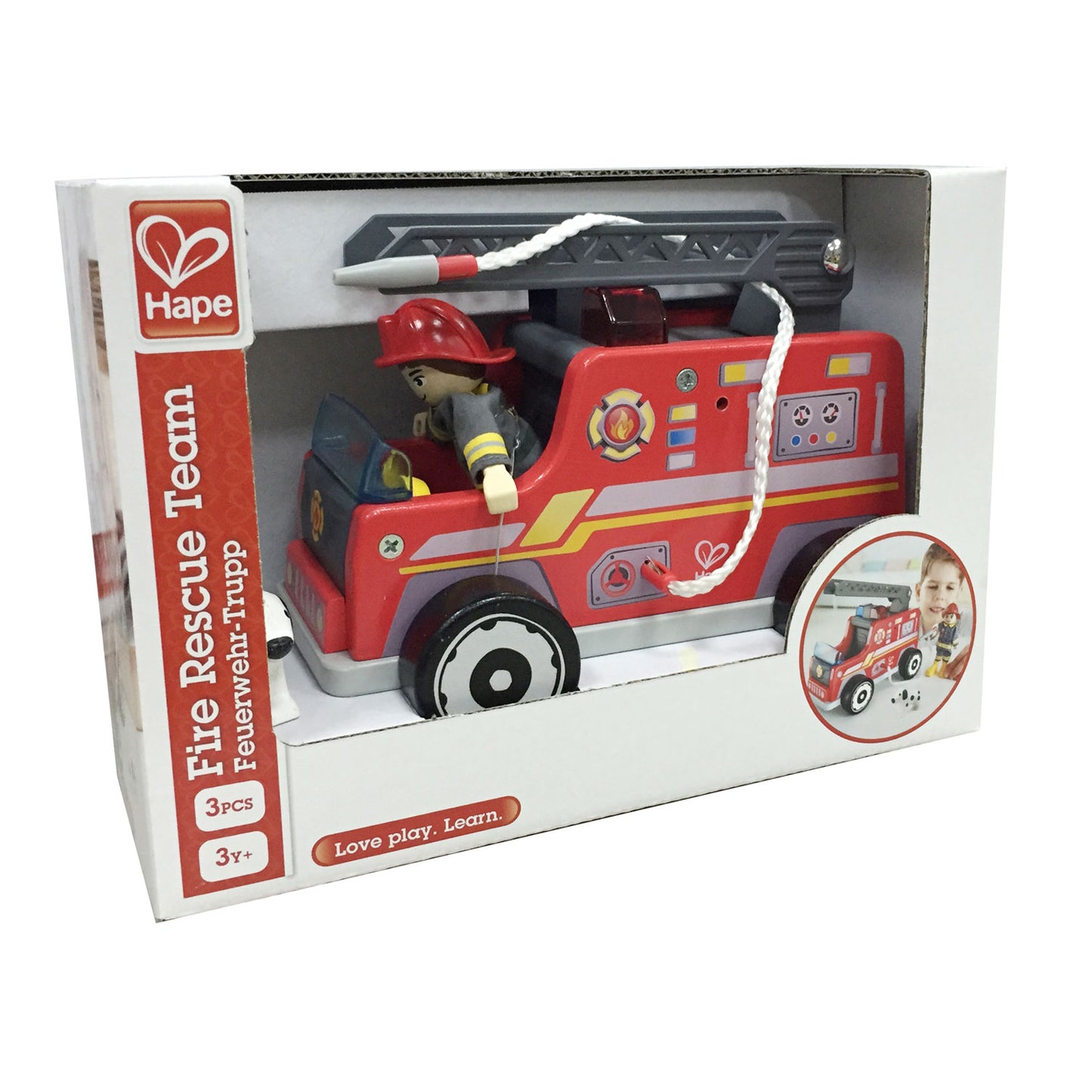 Hape - Fire Truck (2 credits 2個玩具代金)(Toy Library Only)