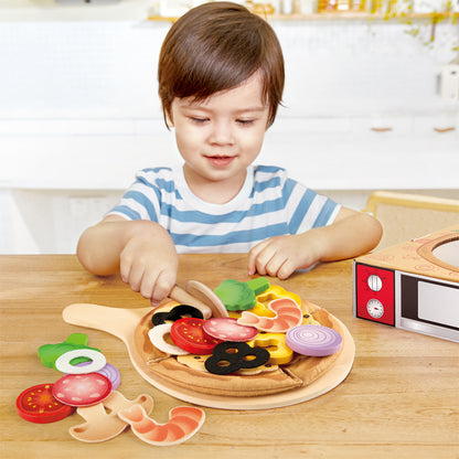 Hape - Perfect Pizza Playset (2 credits 2個玩具代金)(Toy Library Only)