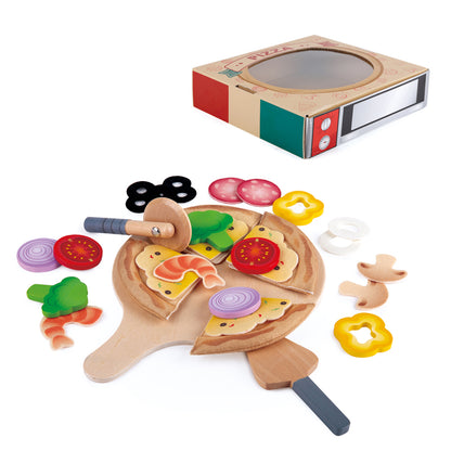 Hape - Perfect Pizza Playset (2 credits 2個玩具代金)(Toy Library Only)