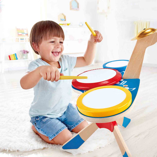 Hape -DRUM AND CYMBAL SET (3 credits 3個玩具代金)(Toy Library Only)