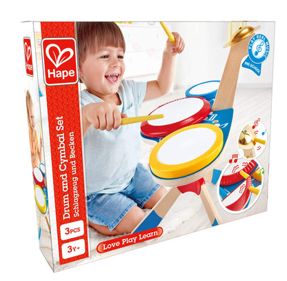 Hape -DRUM AND CYMBAL SET (3 credits 3個玩具代金)(Toy Library Only)