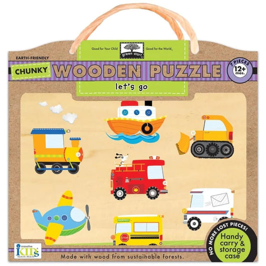 Innovative Kids - Let's Go Wooden 7 Piece Puzzle (2 credit/2個玩具代金 )