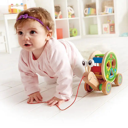 Hape - WALK-A-LONG SNAIL (2 Credits 2個玩具代金)(Toy Library Only)