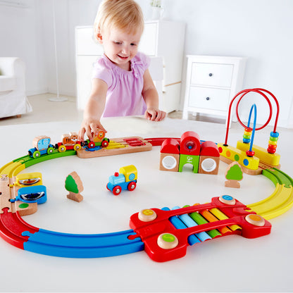 Hape - RAINBOW PUZZLE RAILWAY (4 Credits 4個玩具代金)