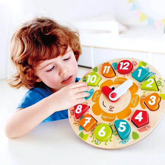 Hape - CHUNKY CLOCK PUZZLE (2 Credits 2個玩具代金)