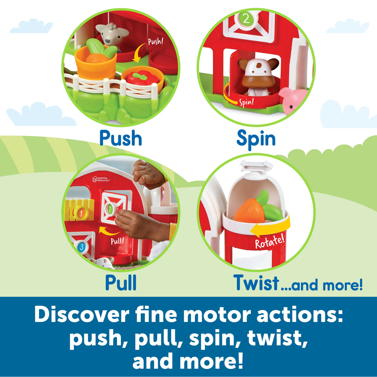Learning Resources 學習農場玩具套裝 (not available for Toy library)