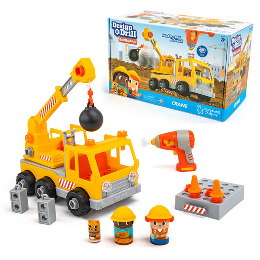 Educational Insights Design & Drill®起重機 (not available for Toy library)