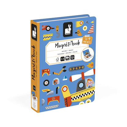 Janod - RACERS MAGNETI'BOOK (2 Credits 2個玩具代金)