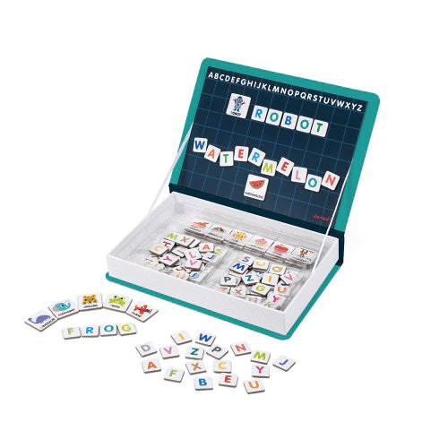 Janod - ENGLISH ALPHABET MAGNETI'BOOK (2 Credits 2個玩具代金)(Toy Library Only)