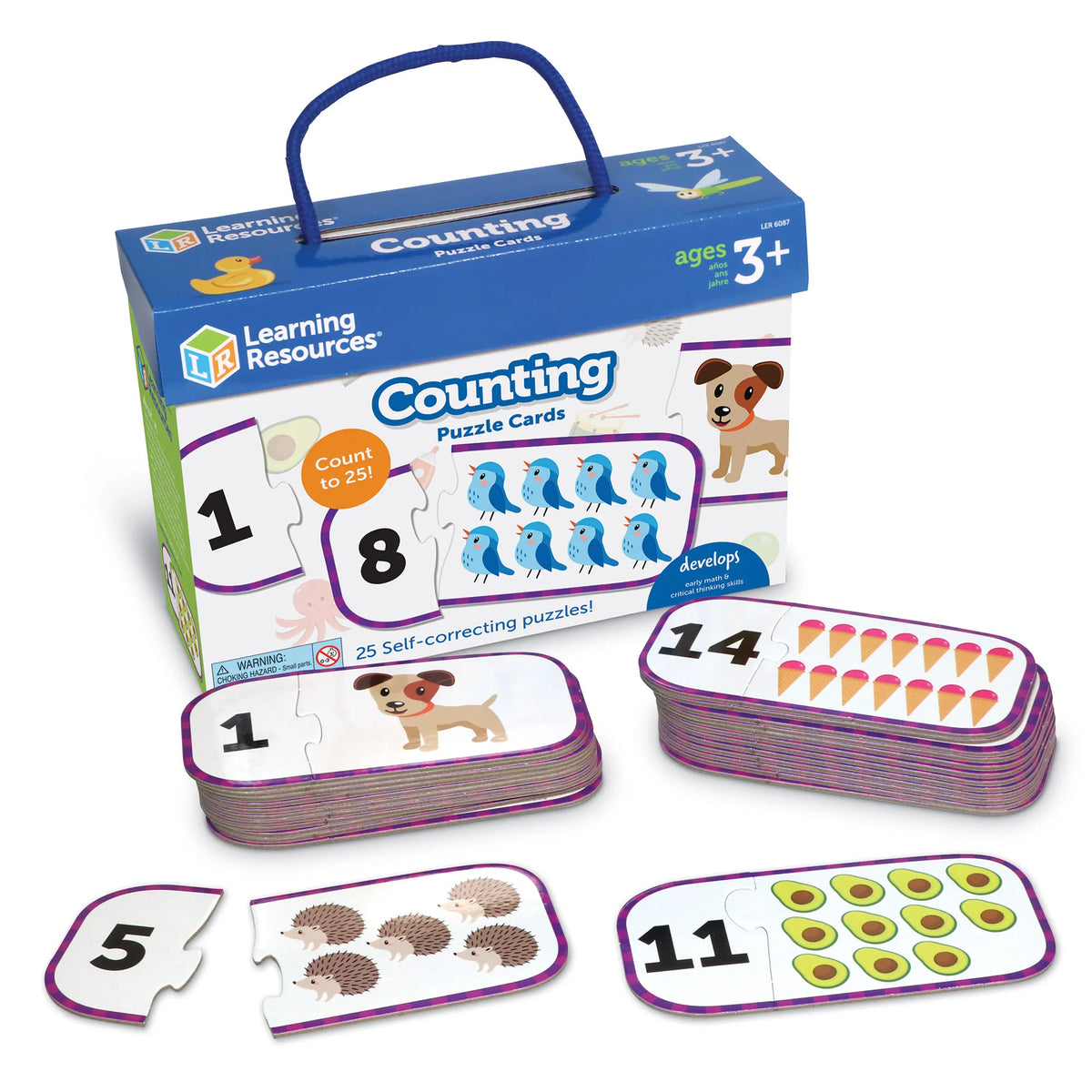 Learning Resources 計數拼圖卡片 (not available for Toy library)