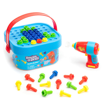Educational Insights Design & Drill® Bolt-It Bucket™ (not available for Toy library)