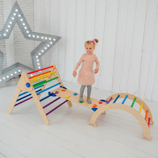 Woodsandhearts - Pikler Triangle + Arch + Ramp (12 credits 12個玩具代金)(Toy Library only)
