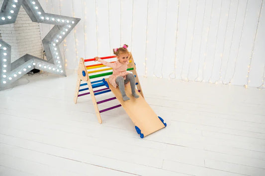 Woodsandhearts - Pikler Triangle + Ramp (8 credits 8個玩具代金)(Toy Library Only)