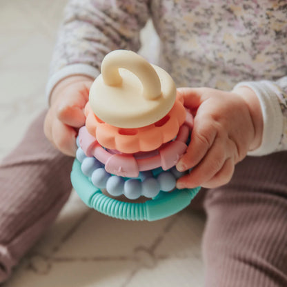 Jellystone- Designs Pastel Teething Stacker (Not Available for toy library)