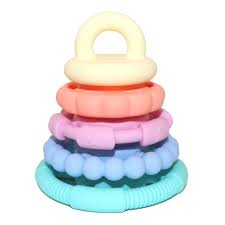 Jellystone- Designs Pastel Teething Stacker (Not Available for toy library)