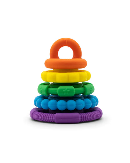 Jellystone- Designs Rainbow Teething Stacker (Not Available for toy library)的副本