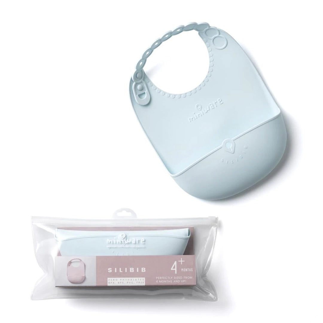 Miniware - Roll and Lock Silicone Bib (Not Available for toy library)