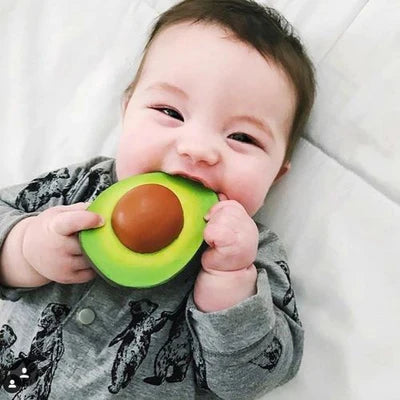 Oil & Carol - Avocado Teether (Not available for toy library)