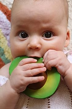 Oil & Carol - Avocado Teether (Not available for toy library)