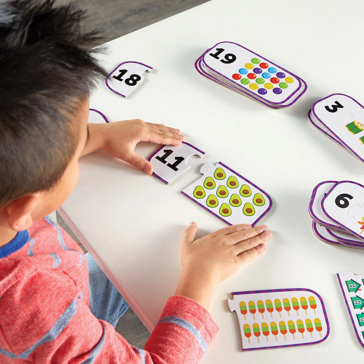 Learning Resources 計數拼圖卡片 (not available for Toy library)