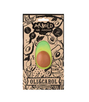 Oil & Carol - Avocado Teether (Not available for toy library)