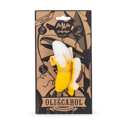 Oli & Carol - Ana the Banana Teether (Not available for toy library)