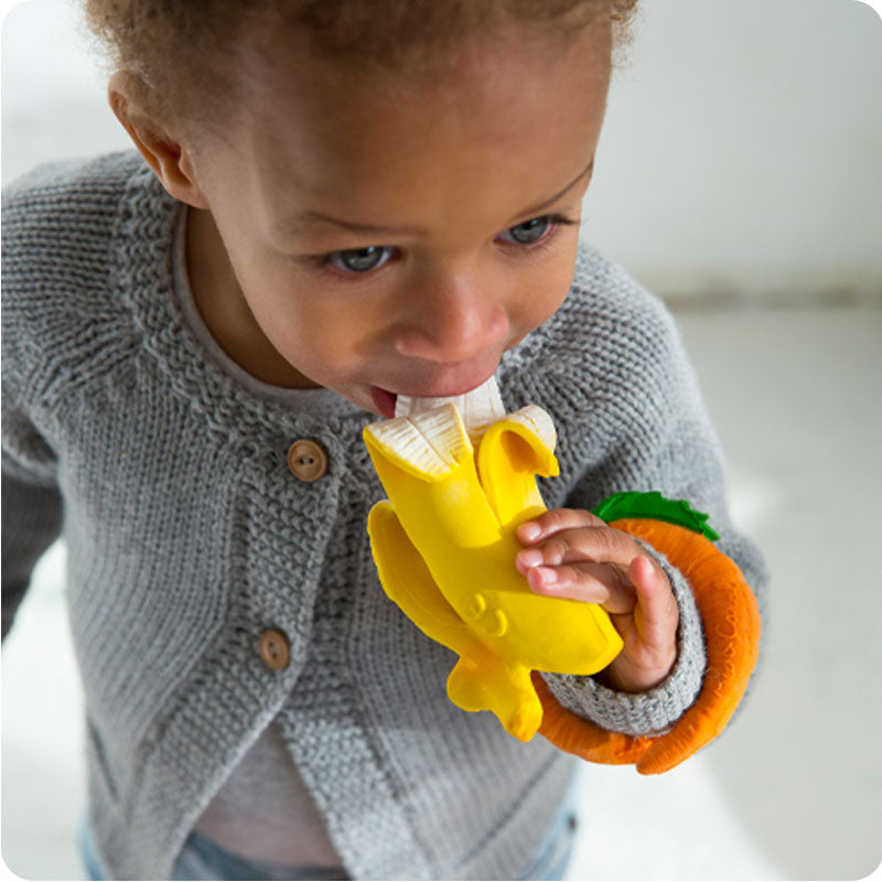 Oli & Carol - Ana the Banana Teether (Not available for toy library)