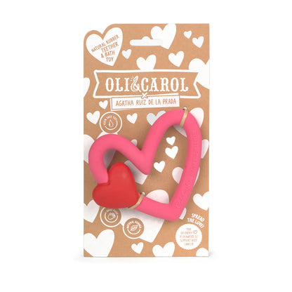 OLI &CAROL - X ARP THE HEART TEETHER (Not available for toy library)