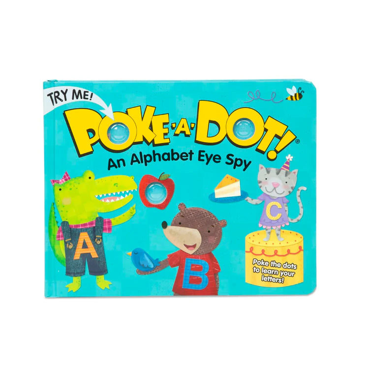 Melissa & Doug - Poke-a-Dot - An Alphabet Eye Spy Board Book(2 credits/2個玩具代金)(Toy Library Only)