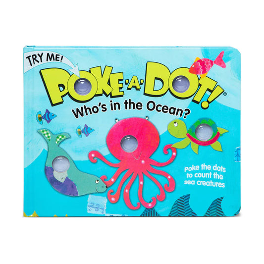 Melissa & Doug - Poke-A-Dot: Who's in the Ocean (2 credits 2個玩具代金)(Toy Library Only)