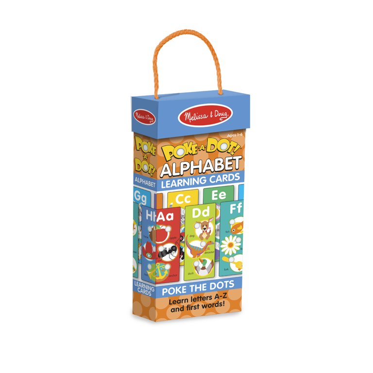 Melissa & Doug - Poke-a-Dot Alphabet Learning Cards (2 credits 2個玩具代金)(Toy Library Only)
