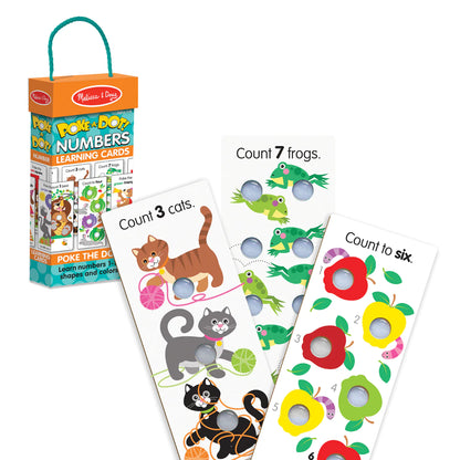 Melissa & Doug - Poke-a-Dot Numbers Learning Cards (2 credits 2個玩具代金)(Toy Library Only)