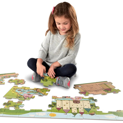 Melissa and Doug - Princess Fairyland 60 pcs puzzle (2 Credits 2個玩具代金) (Toy Library Only)