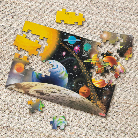 Melissa & Doug - Solar System Floor Puzzle (2 credits 2個玩具代金)(Toy Library Only)