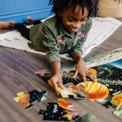 Melissa & Doug - Solar System Floor Puzzle (2 credits 2個玩具代金)(Toy Library Only)