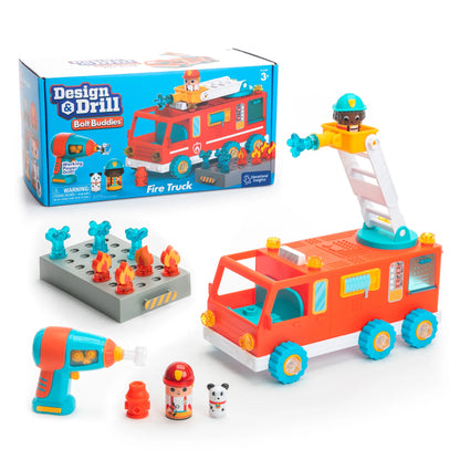 Educational Insights Design & Drill® Bolt Buddies® 消防車 (not available for Toy library)