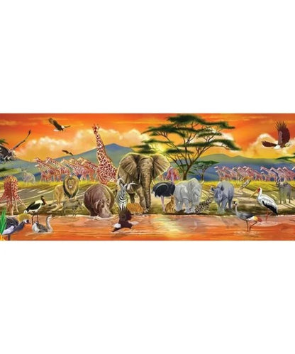 Melissa and Doug - Safari Floor Puzzles 100pcs (Not Available for toy library)